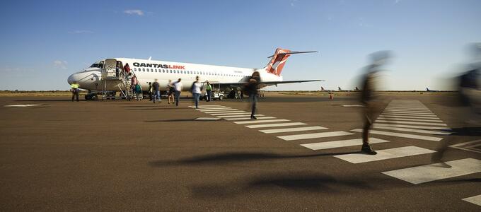 Arrivals Darwin International Airport